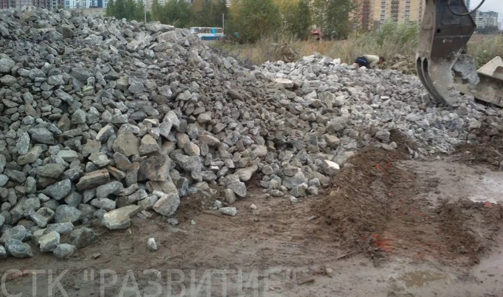 Бетон дробленый заказать СПб